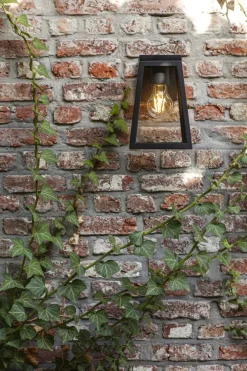 Eco-Light Außenwandlampe Aluminium Glas E27 IP44 H:20,7 cm* Metall Lampen|Moderne Außenleuchten