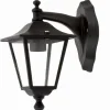 Best Lido Außenwandlampe Aluminium IP44 Schwarz Rustikal elegant