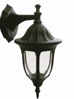 Best Lido Außenwandlampe Aluminium IP44 Schwarz Rustikal
