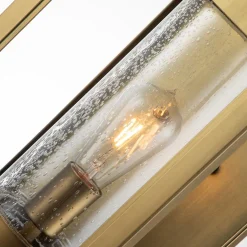 Elstead Außenwandlampe E27 IP44 51,8 cm hoch in Messing antik* Metall Lampen|Rustikale Lampen