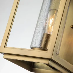 Elstead Außenwandlampe E27 IP44 51,8 cm hoch in Messing antik* Metall Lampen|Rustikale Lampen