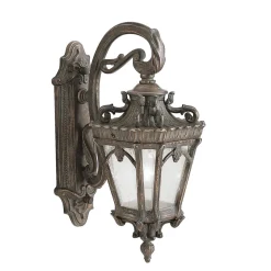 Elstead Außenwandlampe Glas Antik Vintage IP44 Hof Haus* Vintage Lampen|Gartenlaternen