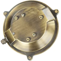 Online Lido Außenwandlampe Glas Messing Haus rund rostfrei