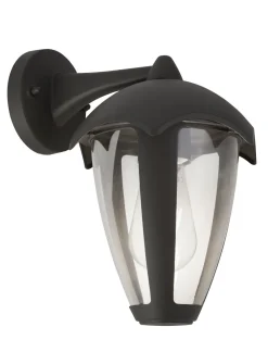 Searchlight Außenwandlampe IP44 Anthrazit E27 H: 26 cm Haus Eingang* Metall Lampen|Moderne Außenleuchten