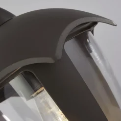 Searchlight Außenwandlampe IP44 Anthrazit E27 H: 26 cm Haus Eingang* Metall Lampen|Moderne Außenleuchten