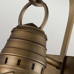 Elstead Außenwandlampe Kugelschirm Aluminium Glas 51 cm hoch IP44* Außenwandleuchten|Gartenlaternen