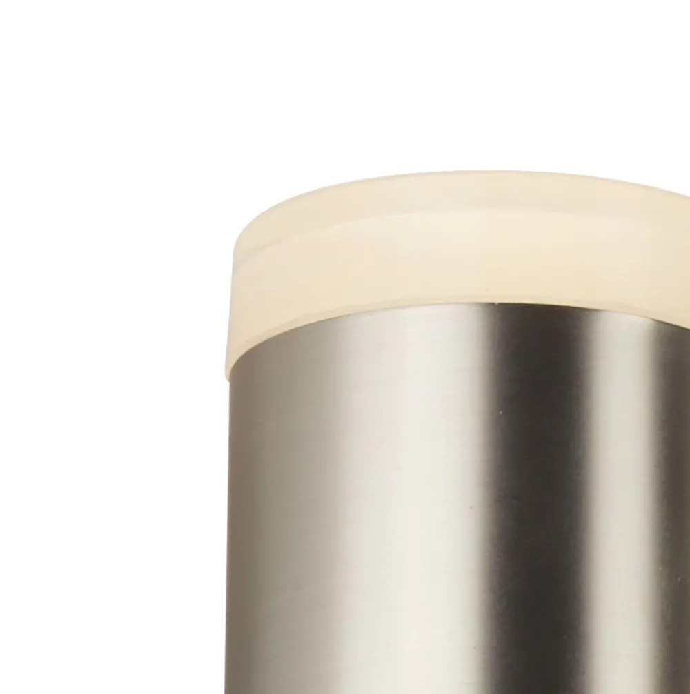 Outlet Searchlight Außenwandlampe LED Up Down in Silber IP44 3000 K H: 17 cm