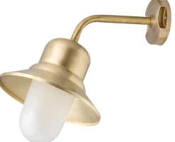 Lido Außenwandlampe Messing Haustür Hof Maritim IP23* Außenleuchten Antik|Außenleuchten Messing