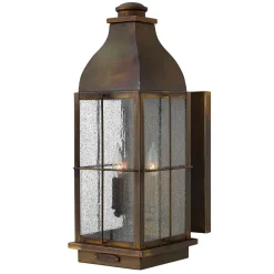 Elstead Außenwandlampe Messing in Braun IP44 Rustikal* Außenleuchten Antik|Außenleuchten Messing