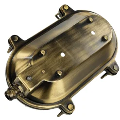 Lido Außenwandlampe Messing Maritim IP64 Haus Terrasse* Metall Lampen|Messinglampen