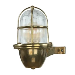 Best Lido Außenwandlampe Messing Maritim IP64 Hof Terrasse