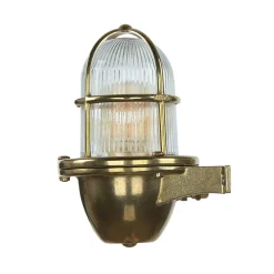 Best Lido Außenwandlampe Messing Maritim IP64 Hof Terrasse