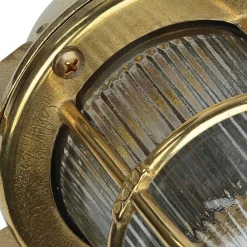 Best Lido Außenwandlampe Messing Maritim IP64 Hof Terrasse