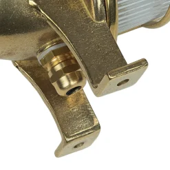 Best Lido Außenwandlampe Messing Maritim IP64 Hof Terrasse