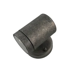 Andromeda Außenwandlampe Messing massiv Glas H: 10 cm IP64 Zinn* Außenwandleuchten|Messinglampen