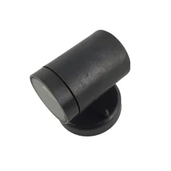 Andromeda Außenwandlampe Schwarz antik GU10 IP64 H: 10 cm Messing Glas* Außenwandleuchten|Rustikale Lampen