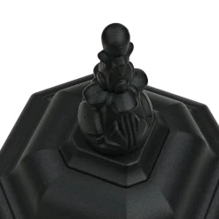 Easylight Außenwandlampe Schwarz E27 H: 54 cm Rustikal Glas Alu* Rustikale Lampen|Rustikale Außenleuchten