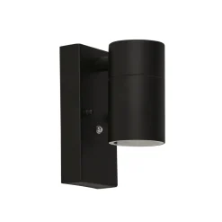 Searchlight Außenwandlampe Schwarz IP44 Metall H:15 cm akzentuiert* Metall Lampen|Fassadenstrahler