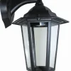 Best Lido Außenwandlampe Schwarz Rustikal Aluminium IP44 E27