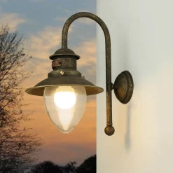 Best Giovanni Battista Außenwandleuchte Amalfi Bronze Antik