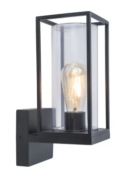 Eco-Light Außenwandleuchte Anthrazit IP44 Aluguss Glas ELLAYINA* Außenwandleuchten|Moderne Lampen