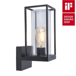 Eco-Light Außenwandleuchte Anthrazit IP44 Aluguss Glas ELLAYINA* Außenwandleuchten|Moderne Lampen