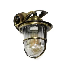 Best Lido Außenwandleuchte Antik aus Echt-Messing KORFU