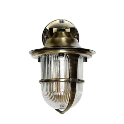 Best Lido Außenwandleuchte Antik aus Echt-Messing KORFU