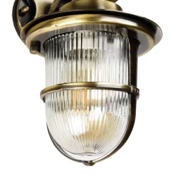 Best Lido Außenwandleuchte Antik aus Echt-Messing KORFU