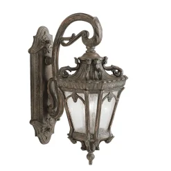 Discount Elstead Außenwandleuchte Antik IP44 Aluminium Glas opulent