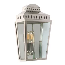 Elstead Außenwandleuchte aus Messing IP44 Vintage in Nickel* Außenleuchten Messing|Außenwandleuchten