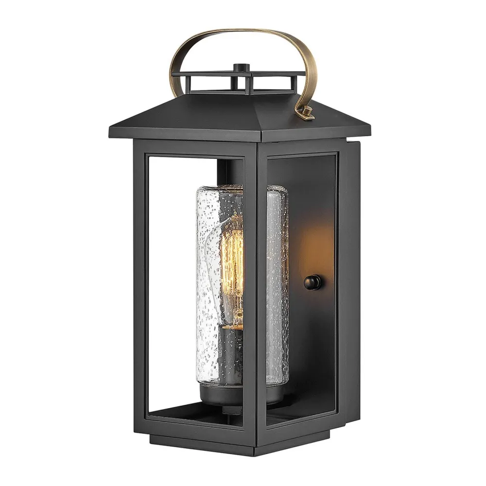 Discount Elstead Außenwandleuchte E27 35,5 cm hoch IP44 Schwarz