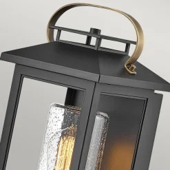 Discount Elstead Außenwandleuchte E27 35,5 cm hoch IP44 Schwarz