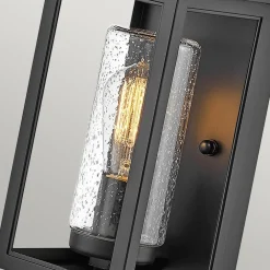 Discount Elstead Außenwandleuchte E27 35,5 cm hoch IP44 Schwarz