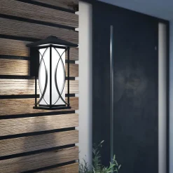 Elstead Außenwandleuchte E27 IP44 37,9 cm hoch dekorativ BARNSTAPLE* Metall Lampen|Vintage Lampen