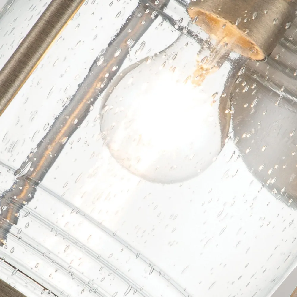 Elstead Außenwandleuchte E27 IP44 40,4 cm hoch Vintage Glas Alum* Außenwandleuchten|Gartenlaternen