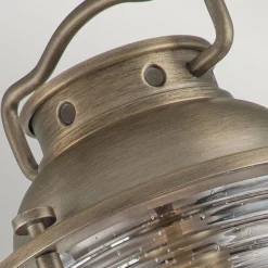 Elstead Außenwandleuchte E27 IP44 40,4 cm hoch Vintage Glas Alum* Außenwandleuchten|Gartenlaternen