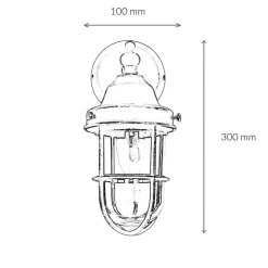 Giovanni Battista Außenwandleuchte echtes Messing Maritim* Außenwandleuchten|Lampen Aus Aller Welt