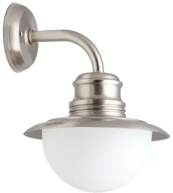 Lido Außenwandleuchte Echt-Messing Glas Hof Haus* Außenleuchten Antik|Außenleuchten Messing