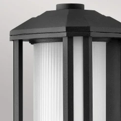 Discount Elstead Außenwandleuchte Glas Aluminium E27 IP44 38,3 cm hoch