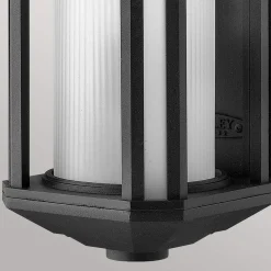 Discount Elstead Außenwandleuchte Glas Aluminium E27 IP44 38,3 cm hoch