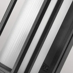 Discount Elstead Außenwandleuchte Glas Aluminium E27 IP44 38,3 cm hoch