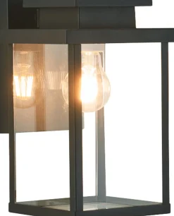 Sale Eco-Light Außenwandleuchte Glas Aluminium Modern E27 IP44 H:28 cm