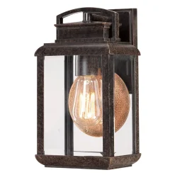 Elstead Außenwandleuchte HOWARD Bronze antik Kupfer IP44* Vintage Lampen|Außenwandleuchten