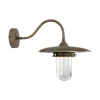 Giovanni Battista Außenwandleuchte in Bronze Antik matt IP44 E27 Messing