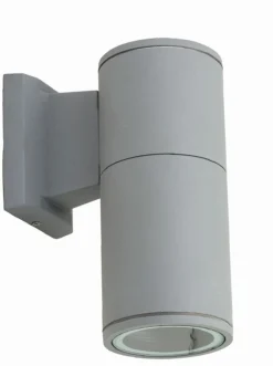 Lido Außenwandleuchte IP54 Aluminium Grau E27 Modern DURSENS* Außenwandleuchten|Moderne Außenleuchten