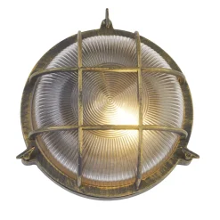 Searchlight Außenwandleuchte IP44 D: 26,5 cm E27 rund* Rustikale Lampen|Metall Lampen