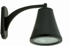 Outlet Lido Außenwandleuchte IP44 Modern Aluminium Schwarz E27