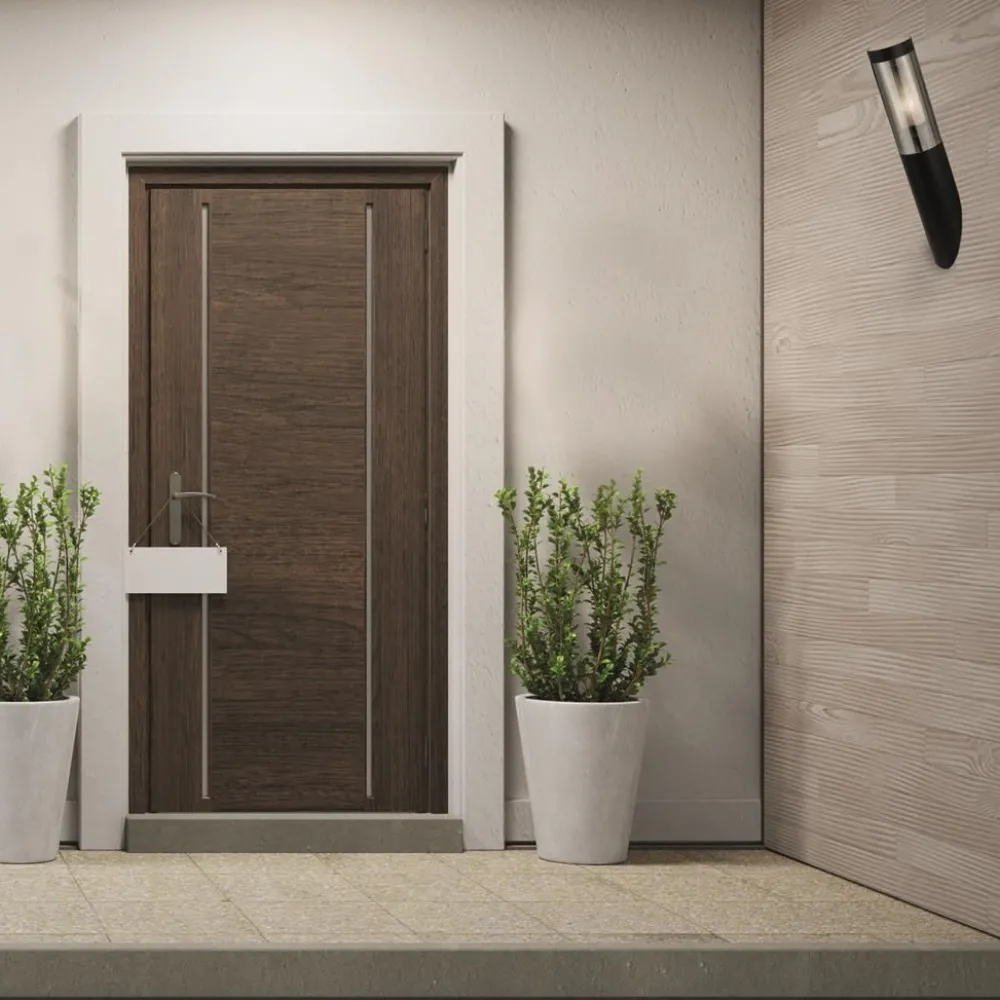 Hot Searchlight Außenwandleuchte IP44 Schwarz matt Rauchgrau E27 Modern