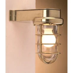 Best Laura Suardi Außenwandleuchte Laterne Messing Haus Hof Maritim